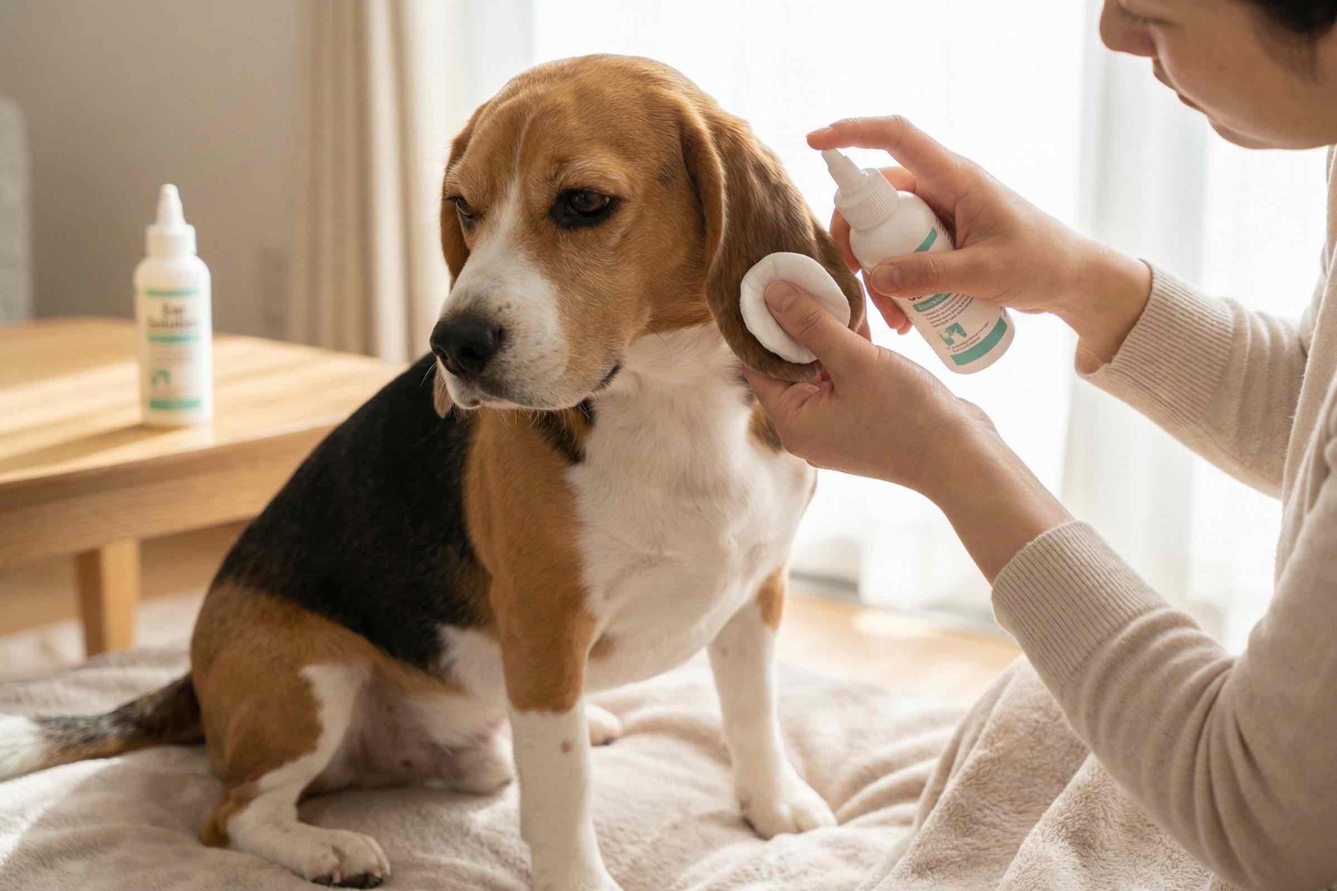 Starostlivosť o uši bígla