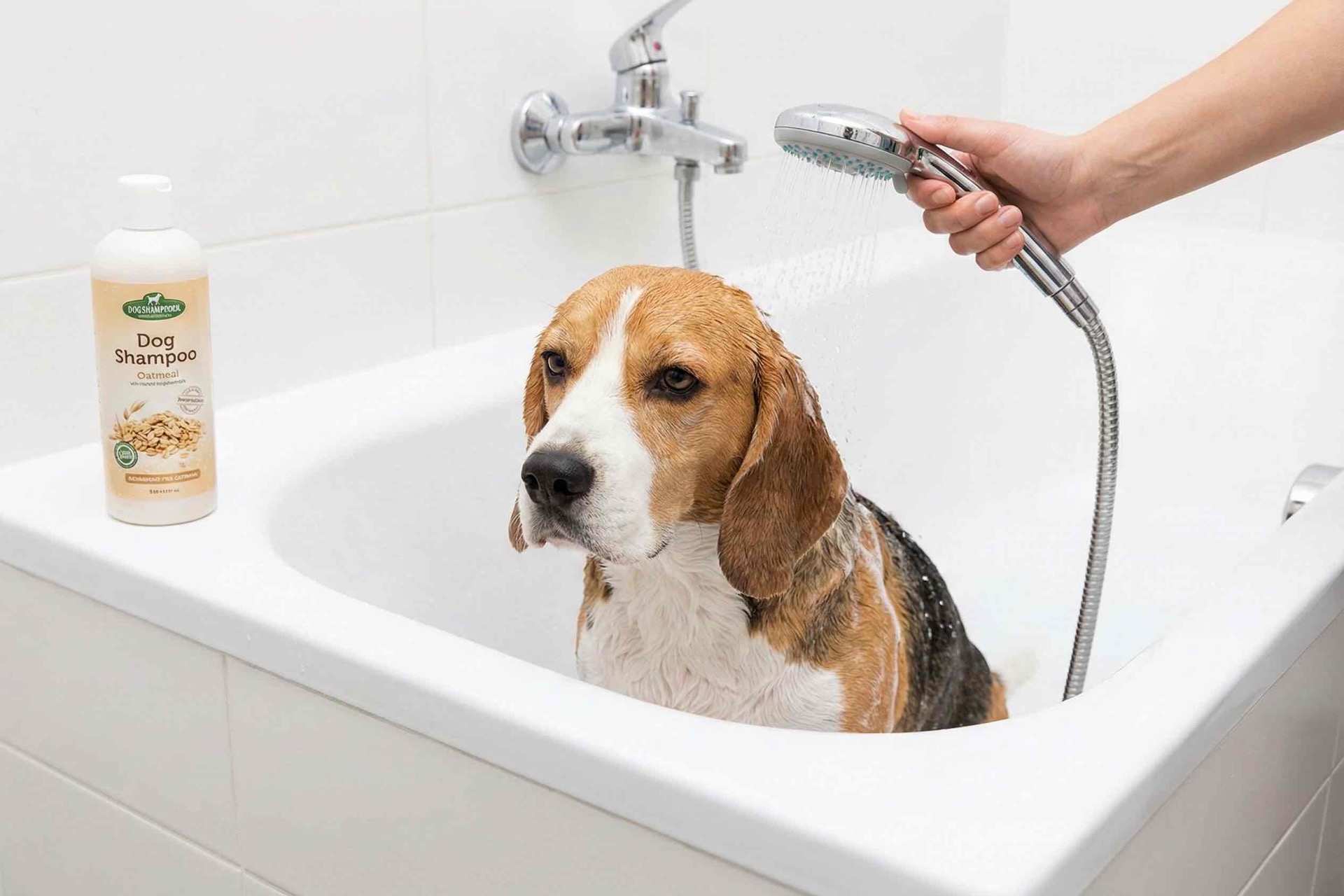 Pri kúpaní používajte vlažnú vodu a šampón nanášajte rovnomerne