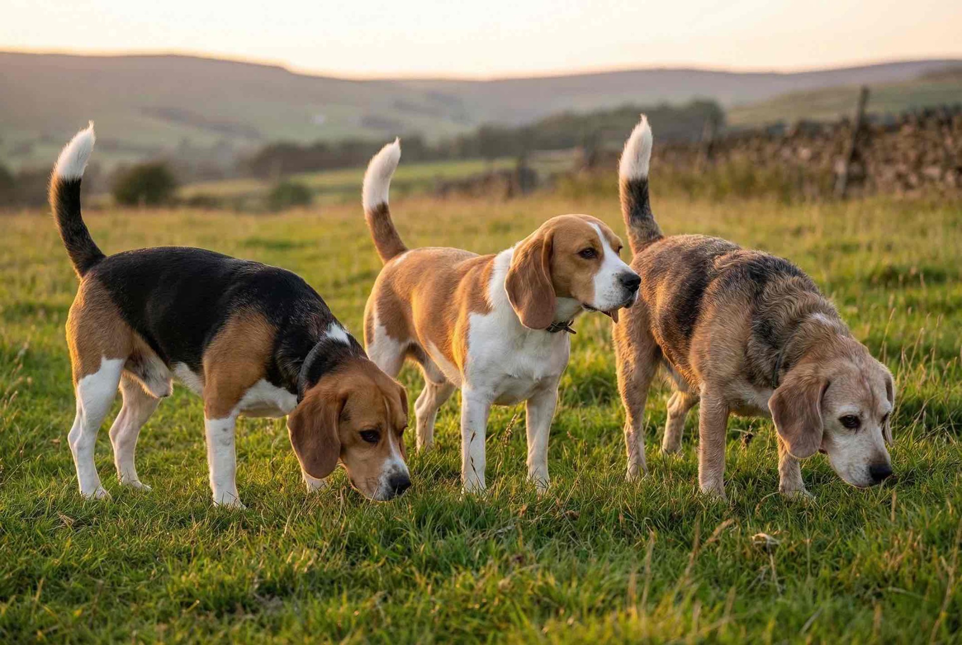 Bígl je jedno z najfarebnejších plemien