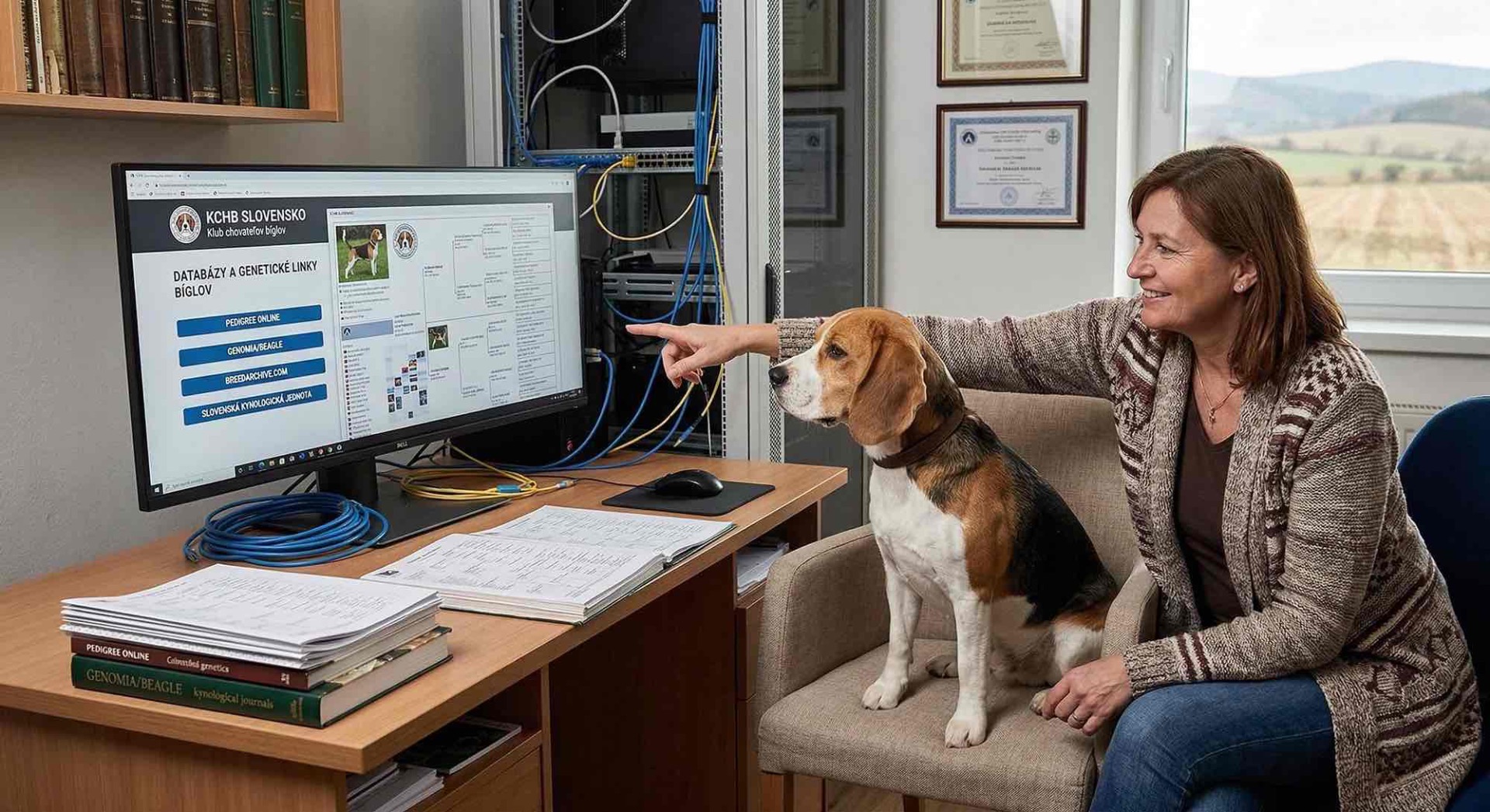 Databázy bíglov na web stránkach