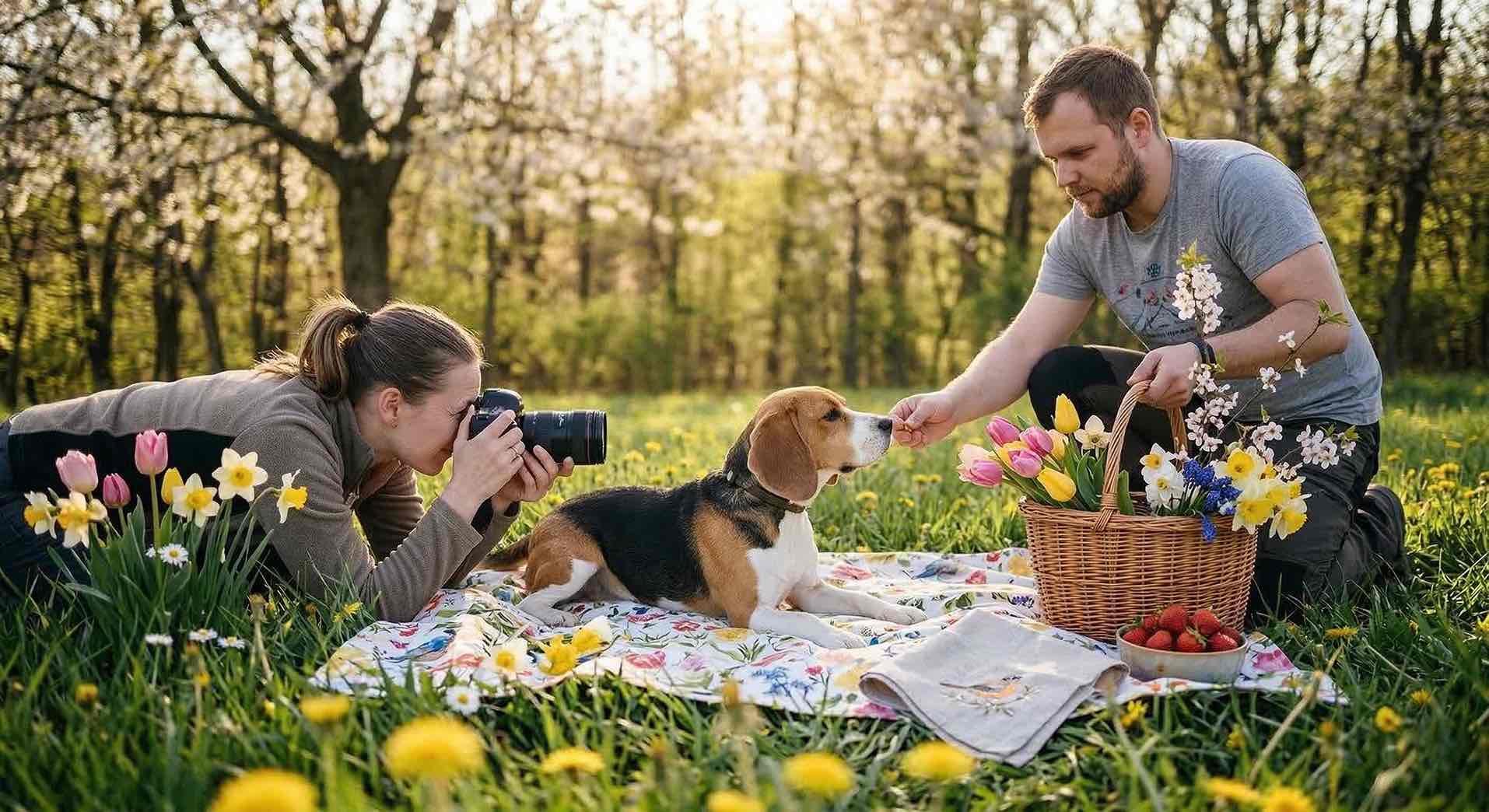 jarné rekvizity vo fotografii