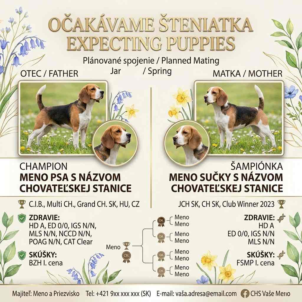 ilustračný plagátik - vzor