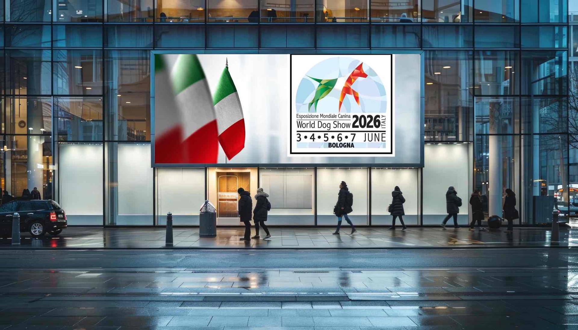 Svetová výstava psov 2026 Bologna Taliansko. Zdroj: Facebook