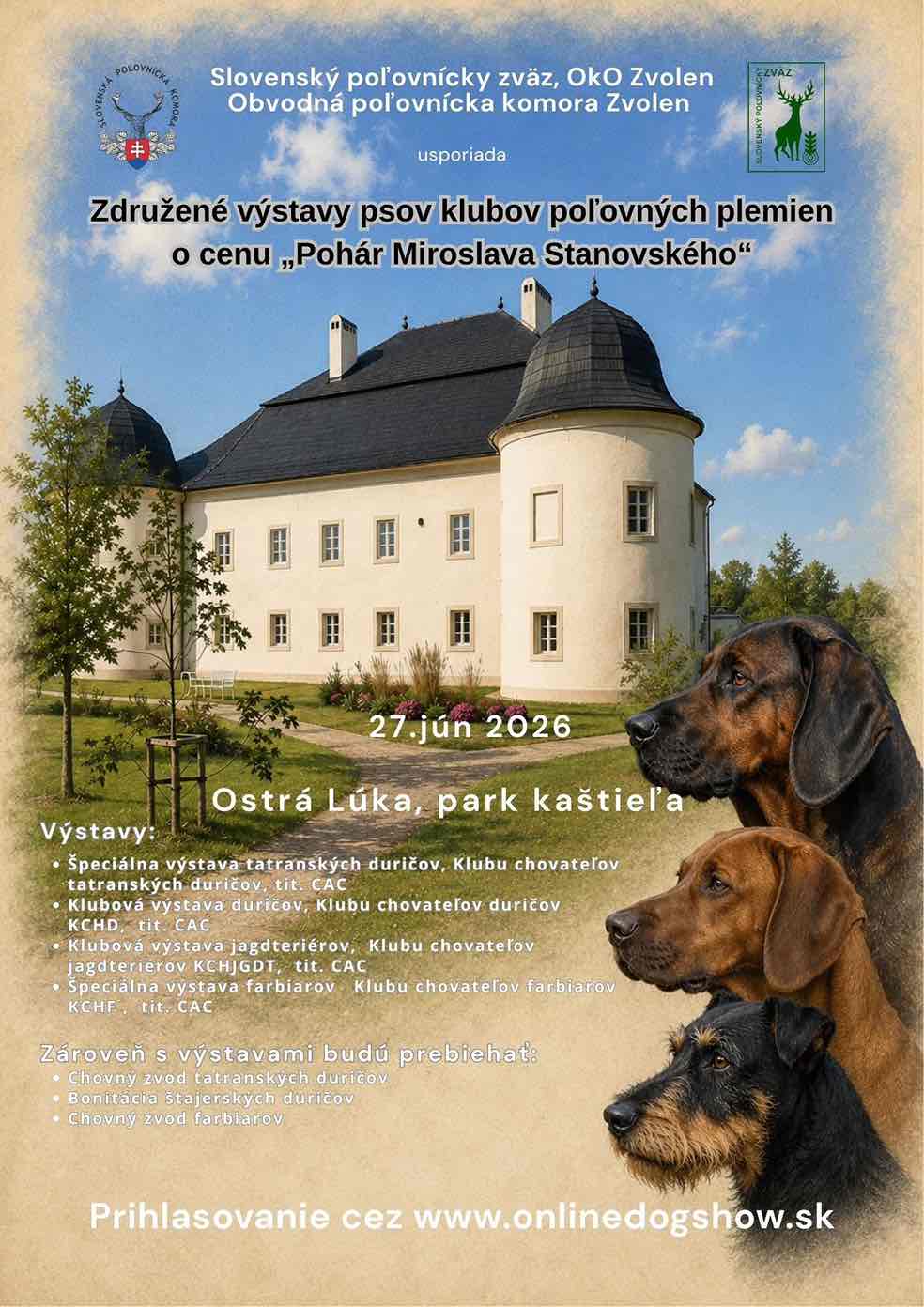 Združené výstavy psov klubov poľovných plemien