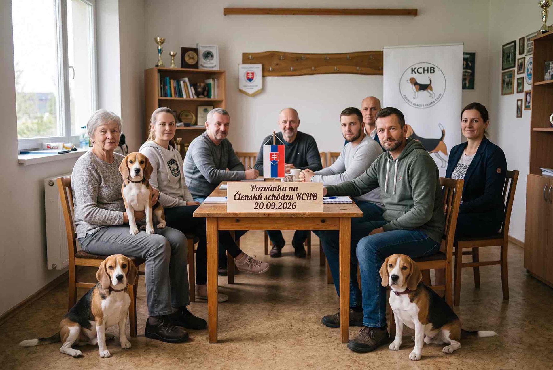 pozvánka na členskú schôdzu Klubu chovateľov bíglov Slovenska 2026
