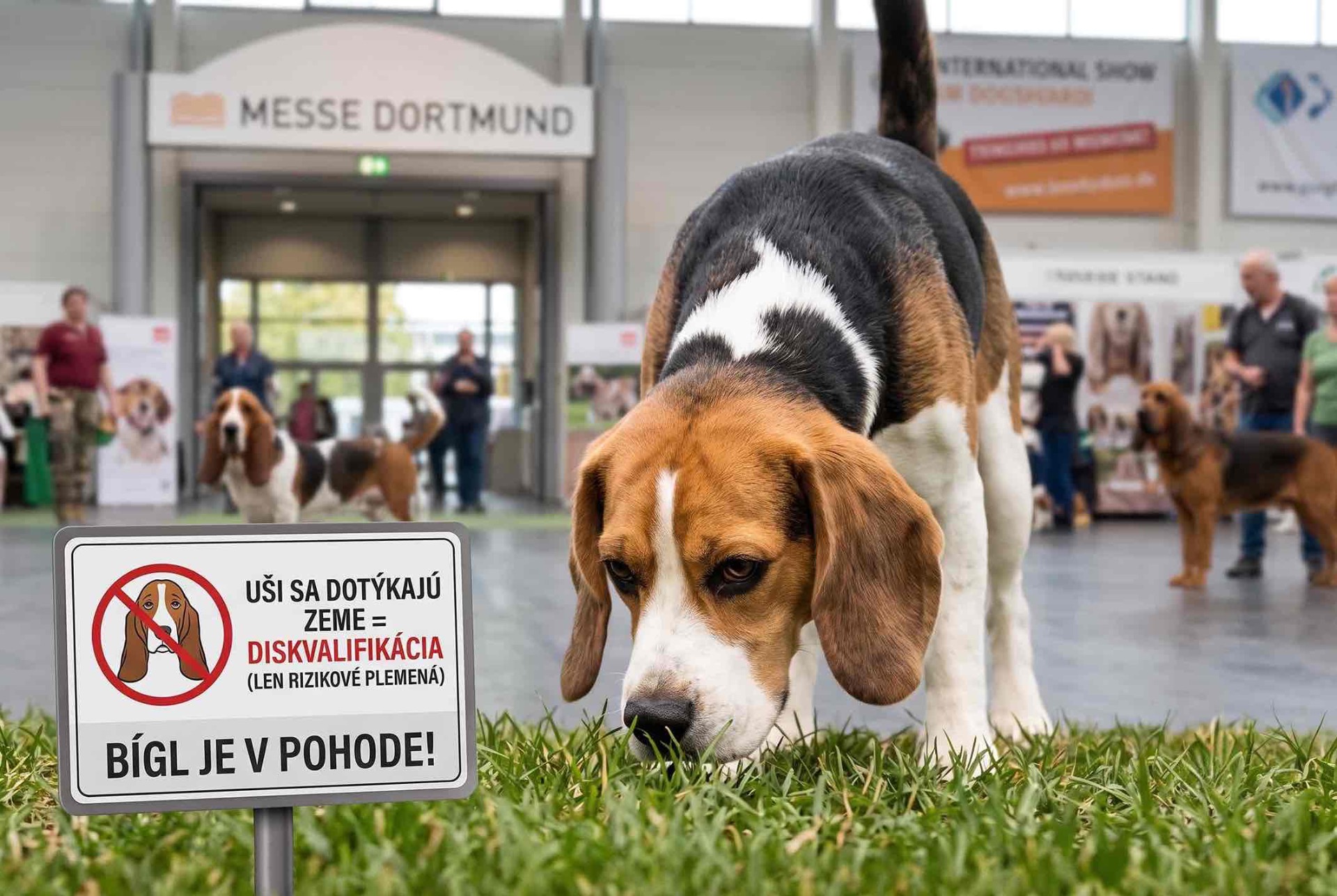 Bígl beagle nemá zákaz na nemecké výstavy